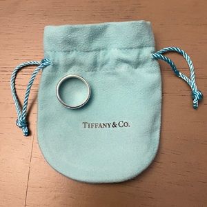 Tiffany’s diamond point sterling silver ring